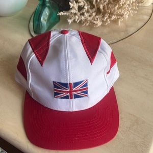 British flag trucker hat